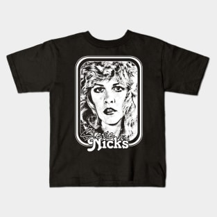 Stevie Nicks // Retro 80s Style Fan Design Kids T-Shirt